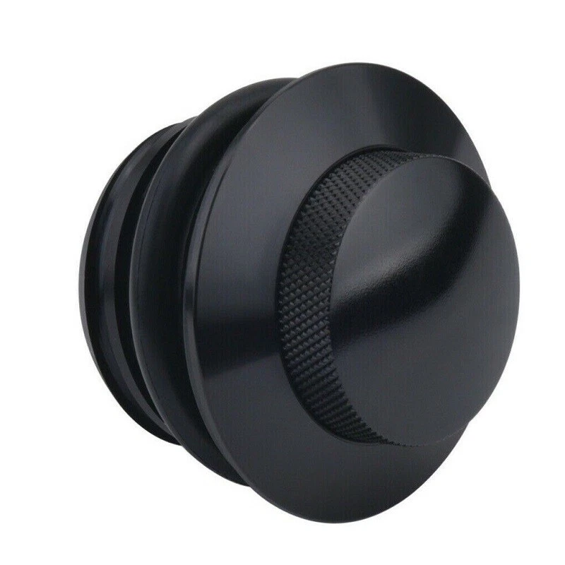 Black Motorcycle Flush Mount Pop Up Vented Fuel Tank Gas Cap For Harley Davidson Foto 4 de 4