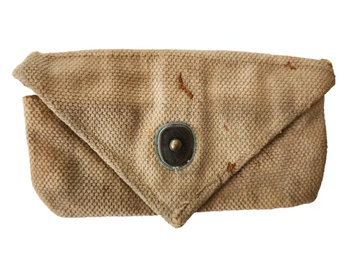 US 1942 Dated JEFF QMD M1924 Webbing FAD Pouch First Aid Dressing 