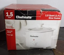 Chefmate 1.5 Quart Slowcooker