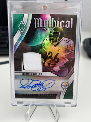 Panini Phoenix 2022 Mystical Jerome Bettis Steelers #MAM-JB AutoPatch    /5 NFL