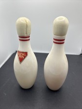 VINTAGE AVON BOTTLE DECANTER TWO KING PIN BOWLING PINS