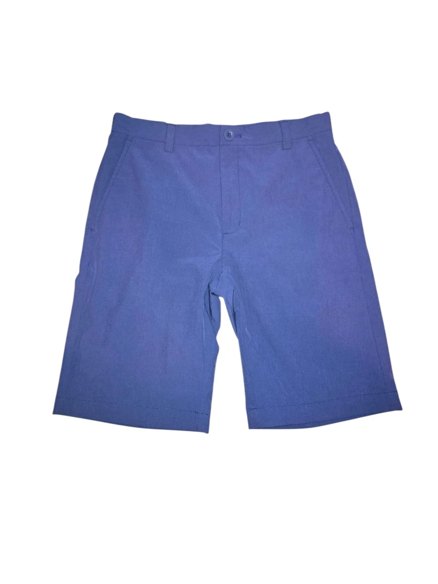Shorts Chinos Para Niños - 100% Algodón, Color Camuflaje Azul, Hasta La Rodilla - Verano, Ligeros Y Cómodos