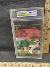 2001 Upper Deck TIGER WOODS CHAMPIONSHIP COLLECTION Graded WCG Gem Mint 10 