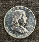 1960 Franklin Half Dollar 90% Silver Proof Coin