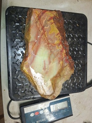 7 POUND Onyx Rough Slab W/FAST Priority Mail Shipping Lapidary Display
