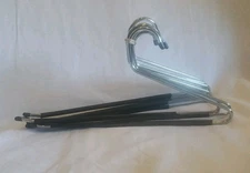 Metal Pants Hangers for Pant Hangers Non Slip Open Ended Trouser Hanger 8 PCS