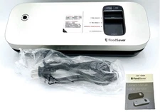 FoodSaver VS1198 Space Saver Food Vacuum Sealer 90W Silver Tested Works