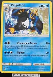 Carte Pokemon Pingoleon 34 156 Rare Soleil Et Lune 5 Sl5 Fr Neuf Ebay