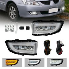 For 2004-2006 Mitsubishi Lancer With Drl Led Fog Lights Front Bumper Lamps For 2004-2006 Mitsubishi Lancer With Drl Led Fog Lights Front Bumper Lamps