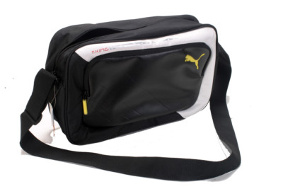 puma leather duffle bag