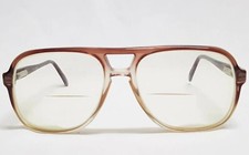 Vtg 80s Italy mens frames Safilo Elasta 1545 Eyeglasses glasses Square Eyewaer