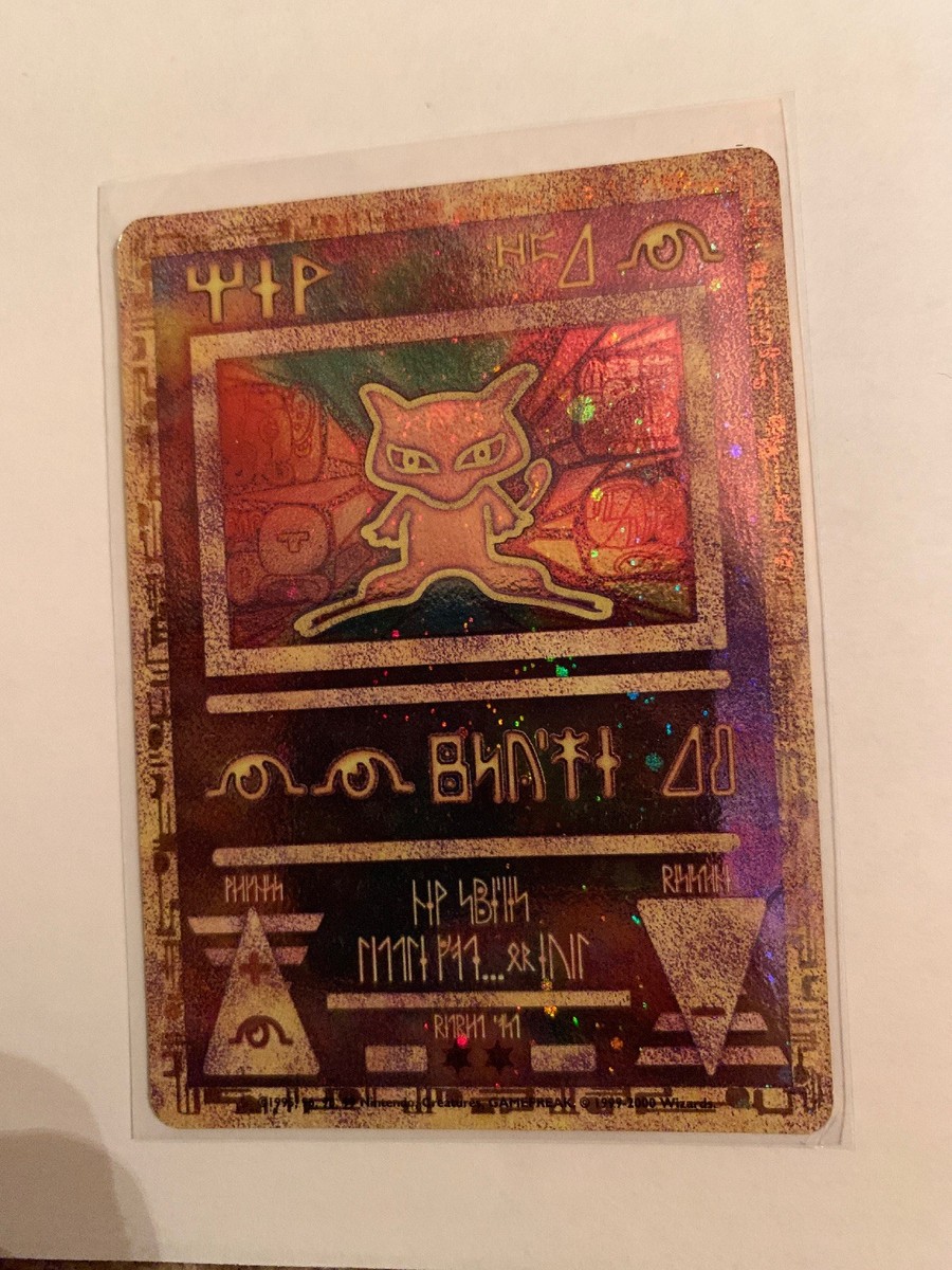 Ancient Mew Pokemon Card HOLO WOTC Black Star Promo NM/MINT | eBay