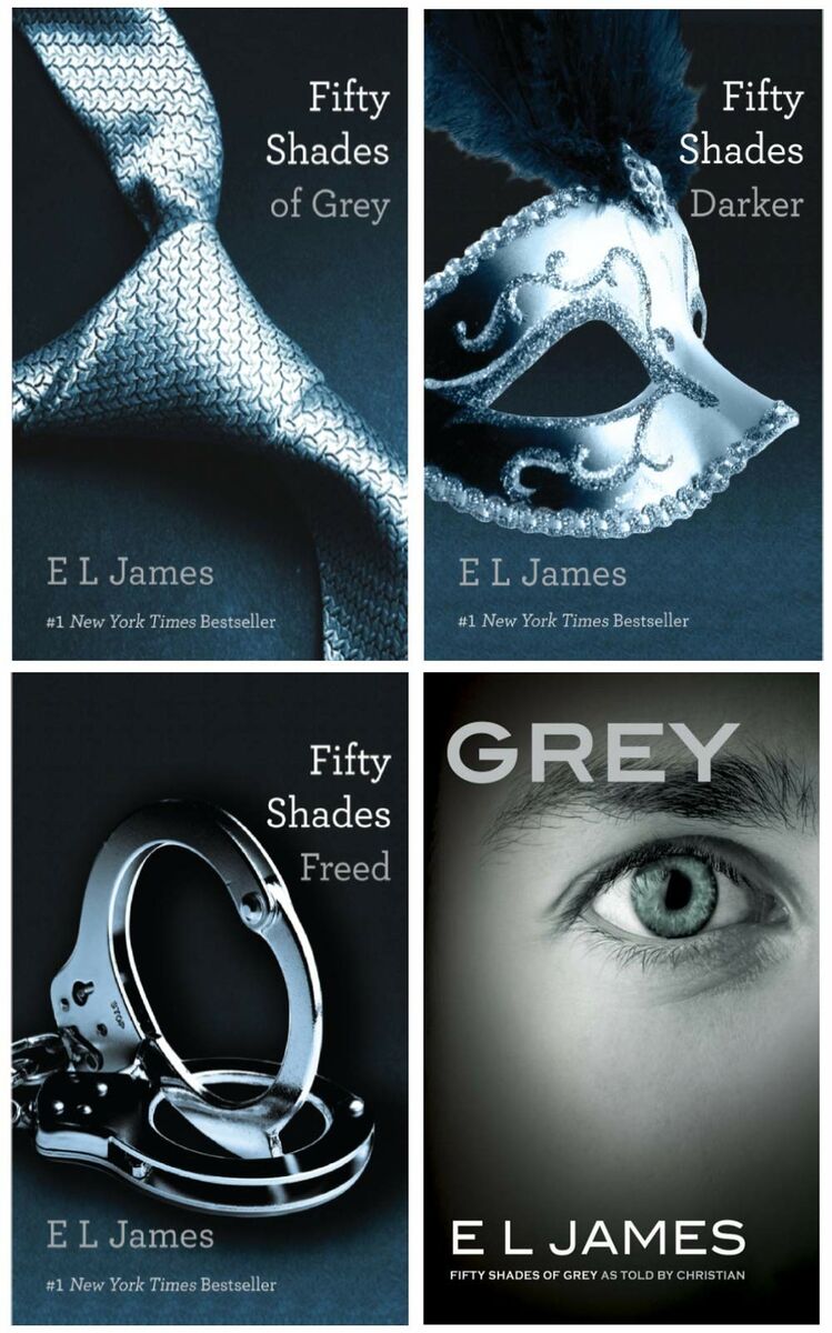 50 Shades Of Grey 4 50 Fifty Shades Of Grey, Darker, Freed 4 Book Collection. Paperback Set EL  James | eBay