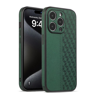 Retro Classic Pattern Slim Lens Protective Shockproof Case fr iPhone 16/15/14/7