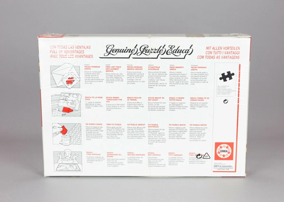 Puzzle 2000 Educa - Calcio matto - Daft Football - Factory SEALED sigillato - Immagine 2 di 4