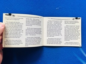 The Last Ninja NES Nintendo Manual 1990  w/ Manual Protector Bag