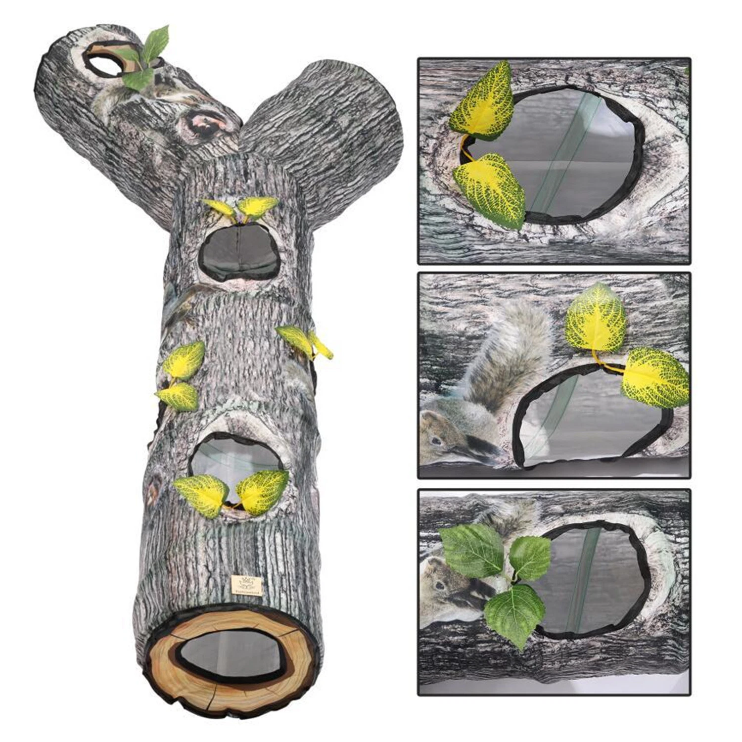 Large Collapsible Cat Tunnel Toys Interactive Kitten Tube Toys with Peek Holes
Opens in a new window