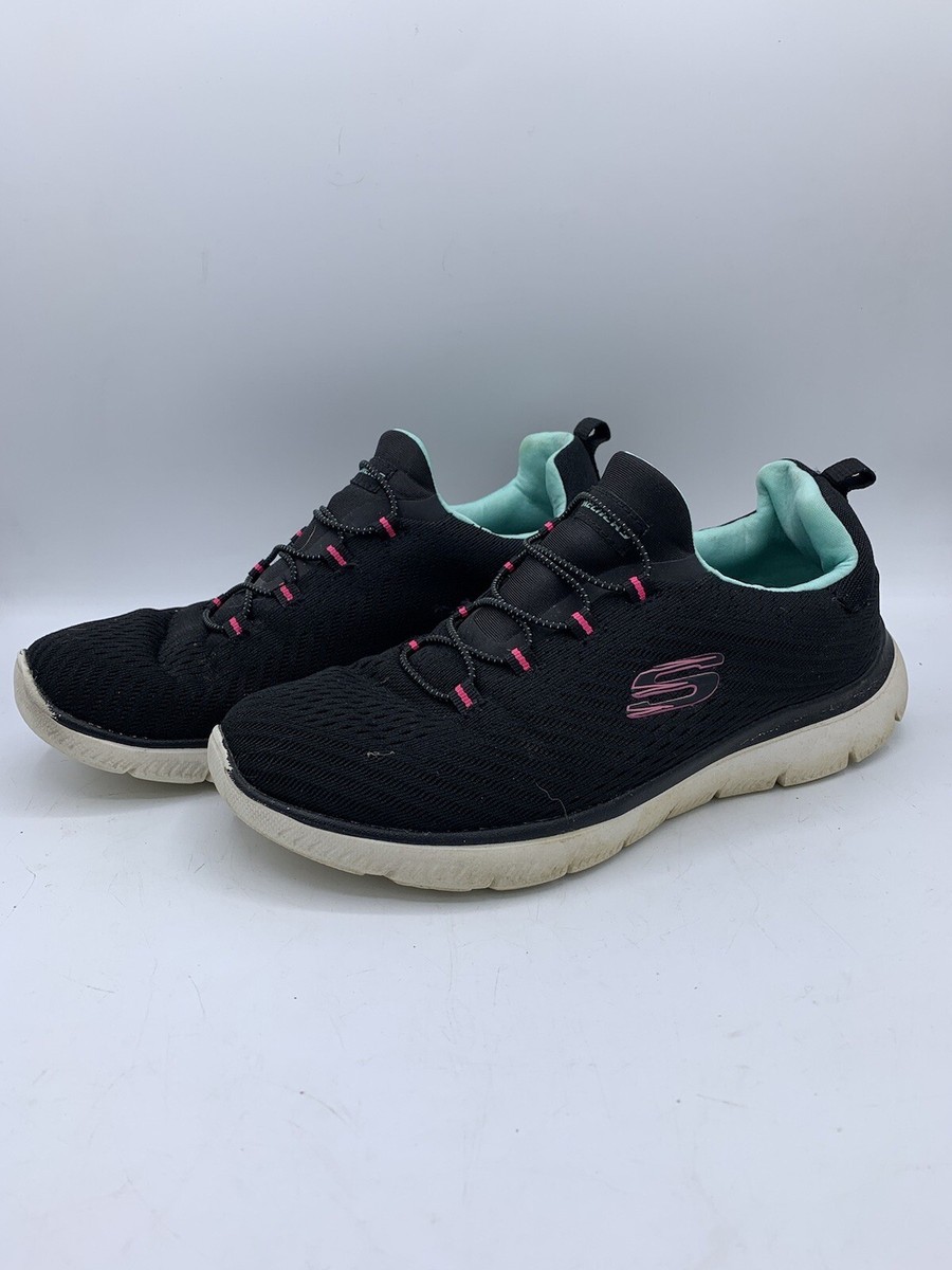 Skechers Womens Summits Fast Attraction 149036 Black Casual Shoes