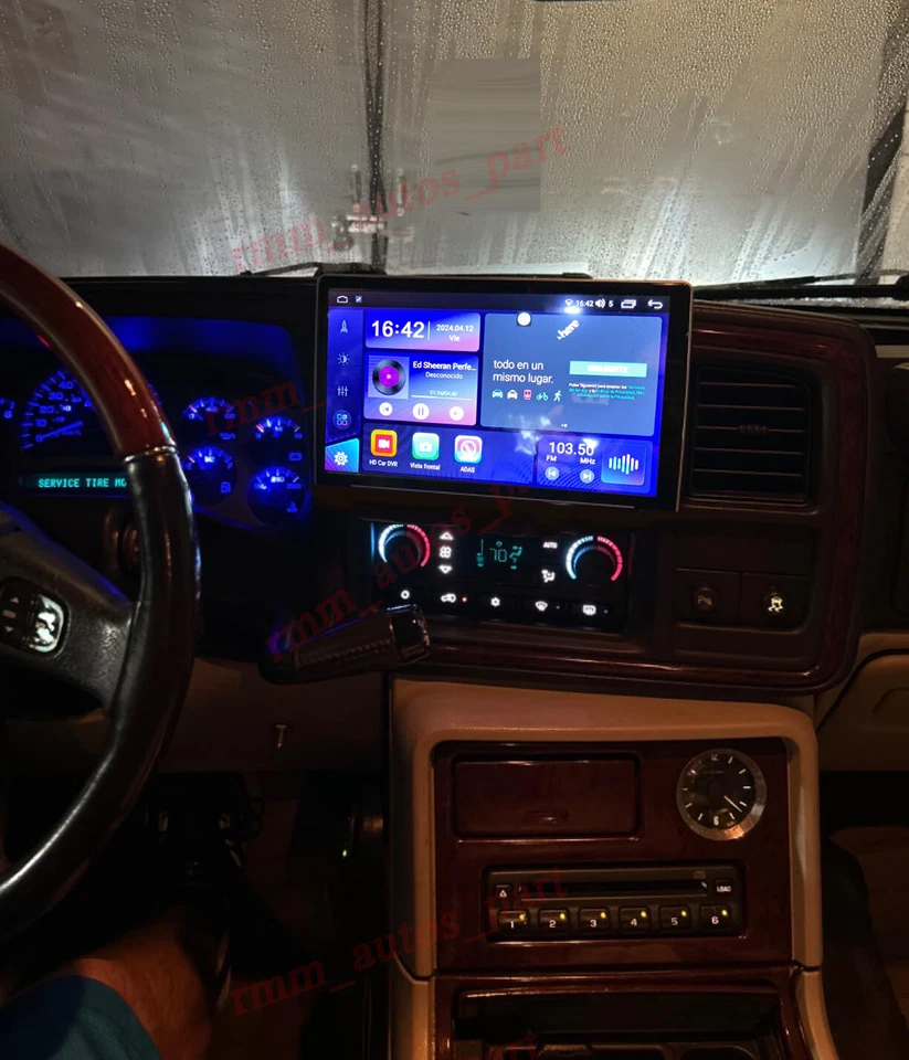 10.1" Carplay For Cadillac Escalade 2003-2006 Android 15 Car Radio GPS Stereo Foto 3 de 4