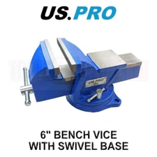 US PRO Tools 6” Heavy Duty Engineer Swivel Bench Vice Vise Clamp with Anvil 2666