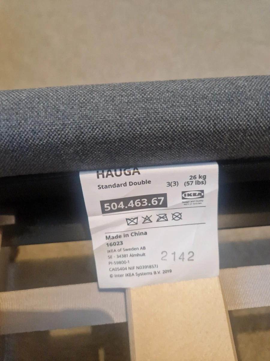 Hauga upholstered on sale bed frame