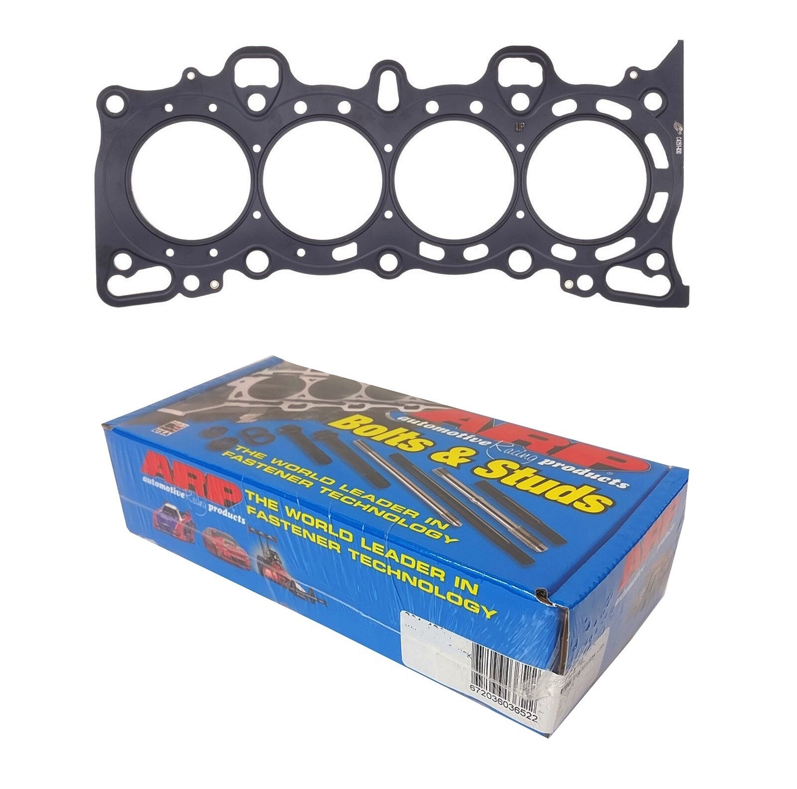 Arp Head Stud Kit & Cometic Head Gasket 75.5mm Fits Civic D16y8 D16