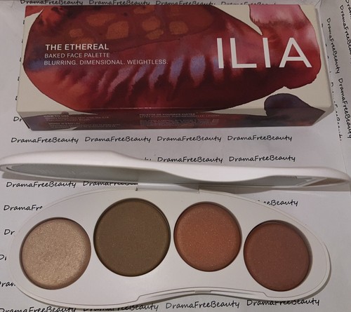 ILIA The Ethereal Paleta Cara Horneada Bronceador Iluminador y Rubor ~ MEDIANO ~ NUEVO EN CAJA - Imagen 5 de 13