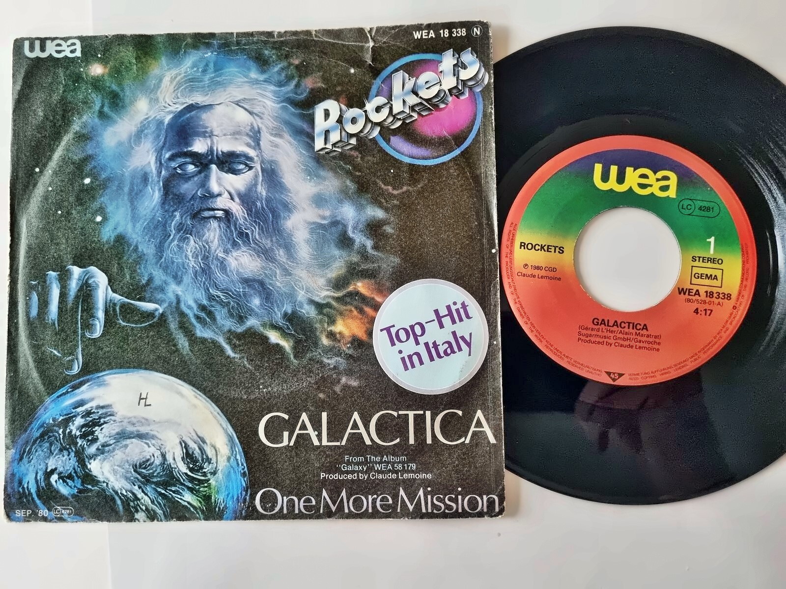 Rockets - Galactica 7'' Vinyl Germany