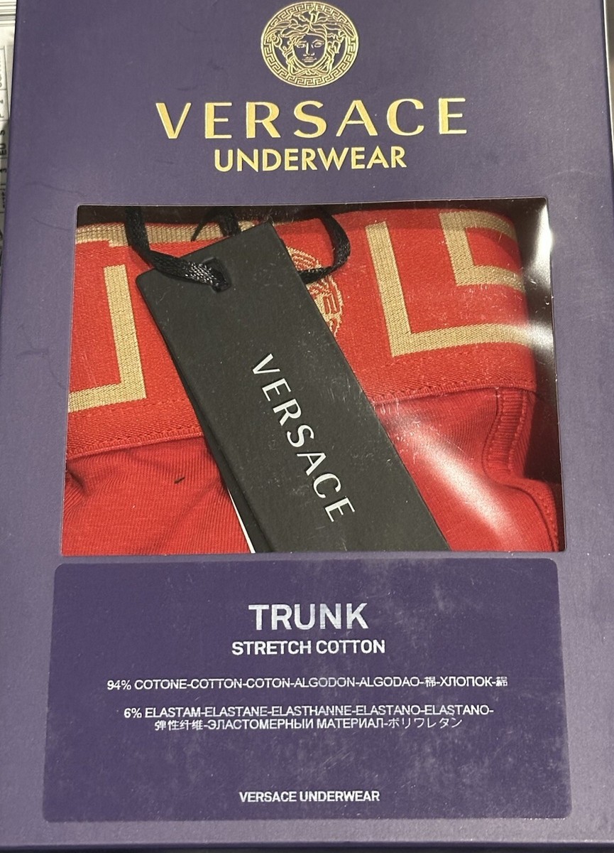 【関税込み】Versace Underwear レッド グレカ ブラレット org.jpg