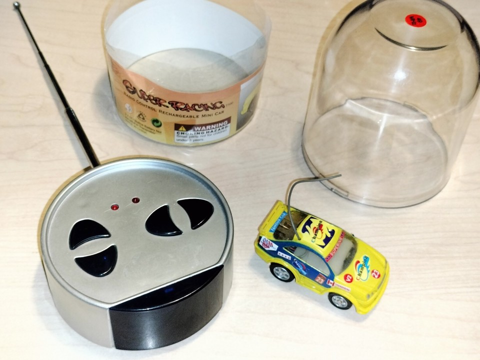 Lot of 4 Mini RC Car Radio Remote Control Micro Racing rechargeable FOR ...