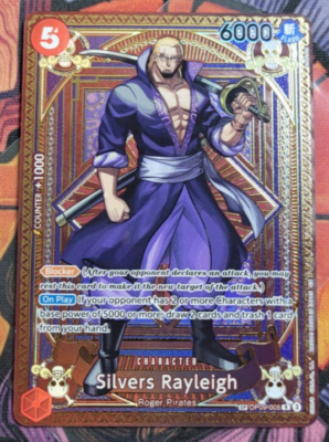 Silvers Rayleigh OP09-005 SP Alternate Art One Piece Card English