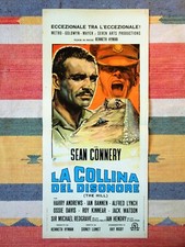 Locandina LA COLLINA DEL DISONORE Sean Connery LUMET Poster The Hill 1965 BRINI