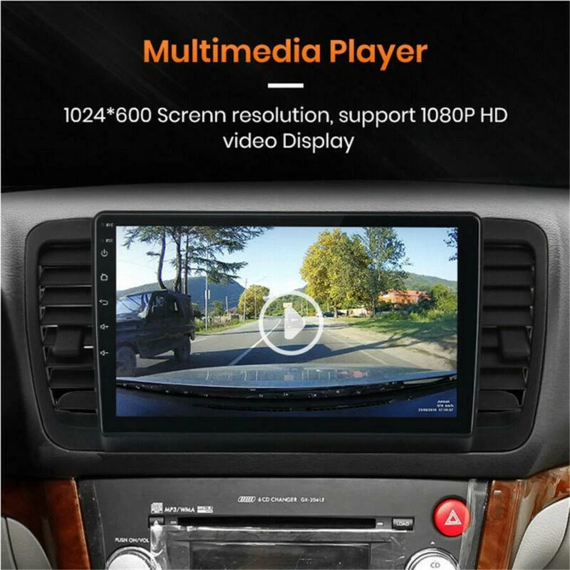 03-09 For Subaru Legacy Outback Android 10.1 WiFi Stereo Radio GPS.