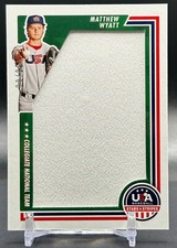 2022 Panini Stars and Stripes #JUM-MW Matthew Wyatt Jumbo Relic /63