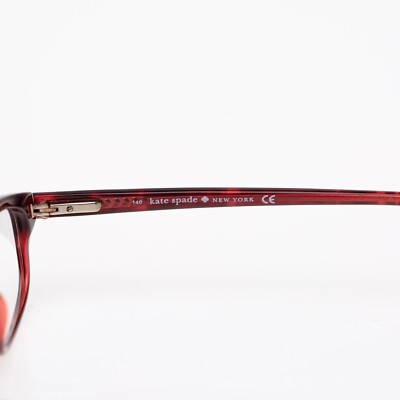 Kate Spade Fermina TK15 Eyeglasses +1.50 Burgundy Women (pre-own) Kate Spade Fermina TK15 Eyeglasses +1.50 Burgundy Women (pre  main image 3