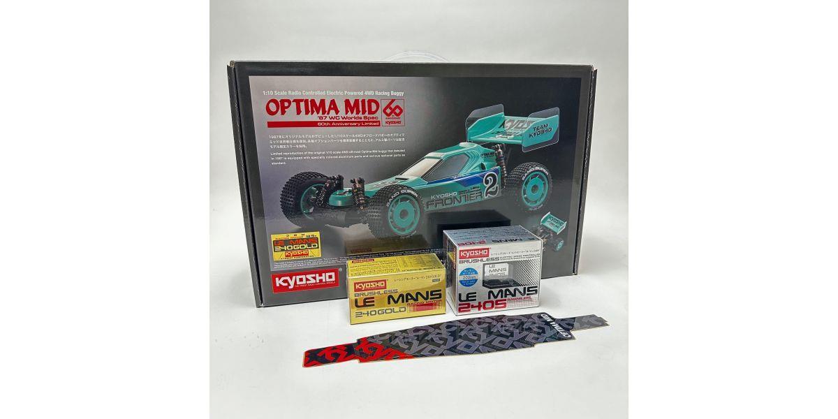 Kyosho K30643LM Optima Mid'87 60th Anni 4WD 1:10 60th Le Mans 240 Gold Edition