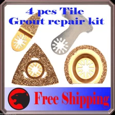 4 Diamond Carbide Grout Oscillating Multi Tool Saw Blade For Chiacgo Ridgid -max