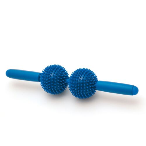 SISSEL Spiky Twin Roller zur Körpermassage Ball Igel Noppen Gerät Massage blau - Photo 1/4