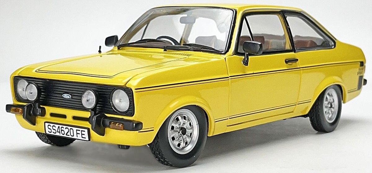 1/18 Ford Escort Mk.2 1600 Sport - Signal Yellow ( with full