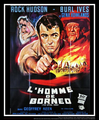SPIRAL ROAD (1962) - Rock Hudson - Original French Movie Poster – Large Fold