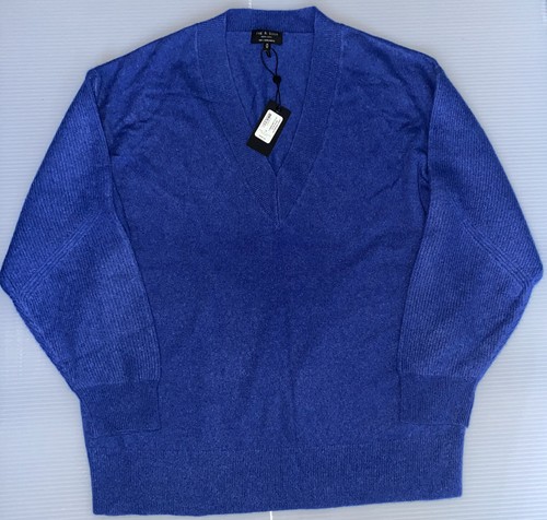 women's royal blue cashmere sweater