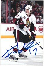 Filip Kuba Autographed 4x6 Color Photo Ottawa Senators #17 B