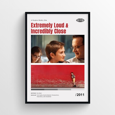 Extremely Loud & Incredibly Close Movie Poster Print, Wall Art - Unframed