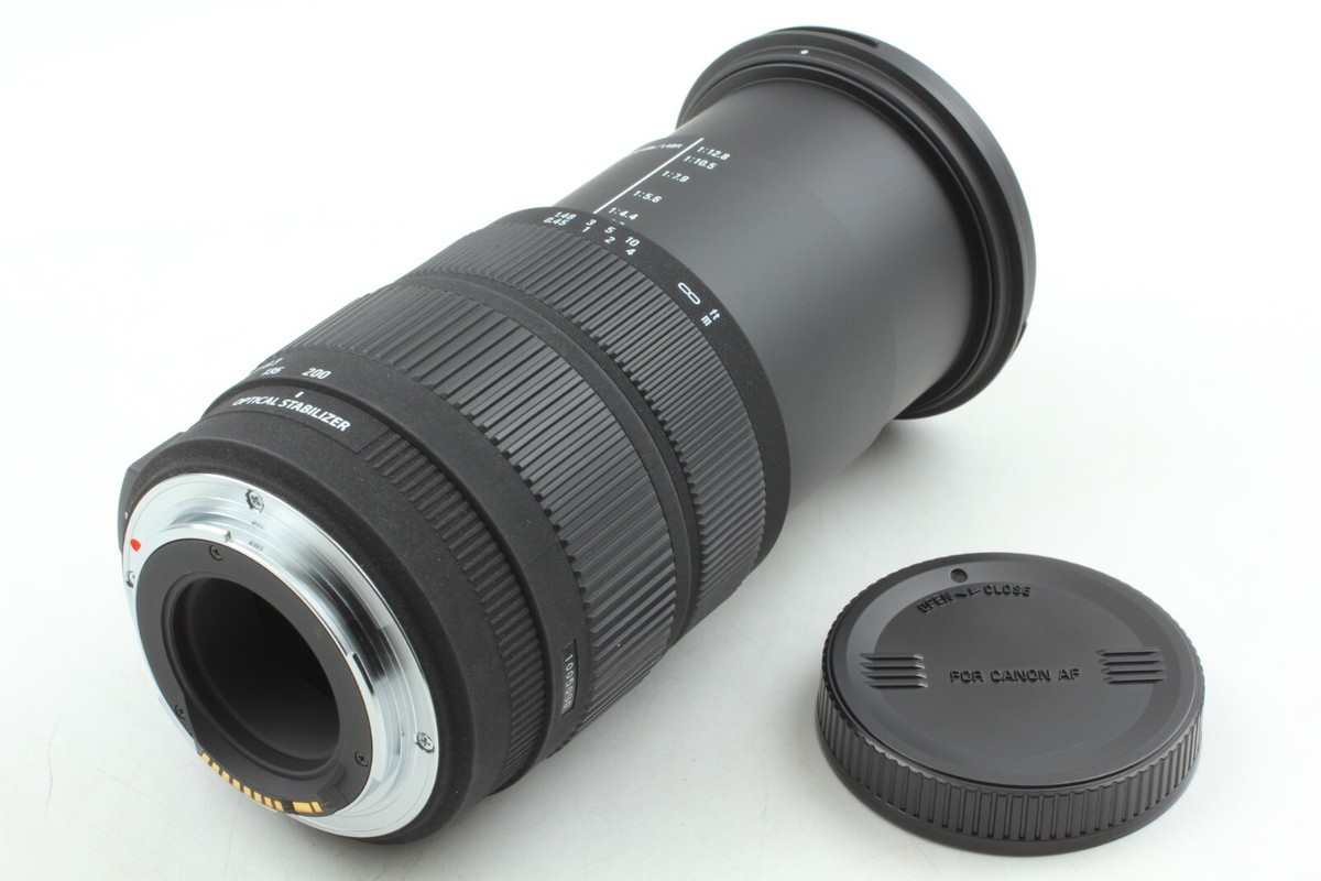 Near Mint】 Sigma AF 18-200mm F/3.5-6.3 DC OS Zoom Lens for Canon