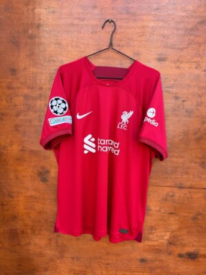 LIVERPOOL 2022/2023 HOME FOOTBALL SHIRT SIZE XL ADULT CHAMPIONS