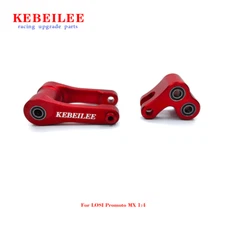 KEBEILEE CNC 7075Aluminum Knuckle&Pull Rod For LOSI Promoto MX 1/4 LOS264001