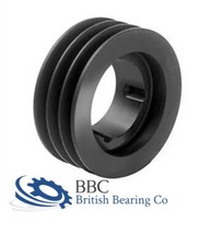 SPB B Section V Vee Belt Motor Pulley 3 Groove Taper Lock Bush - Choose Size