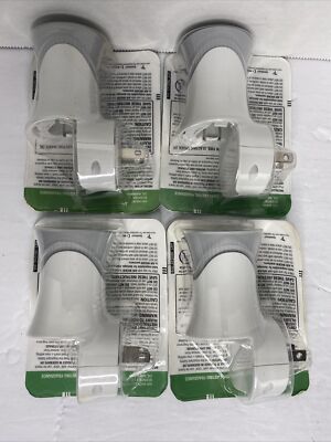 Lot of 4 Air Wick Plug-In Electric Air Freshener Scented Oil Warmer Unit FreeS&H