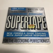 Realistic Supertape Recording Tape • 900' Low Noise 5" Reel 44-1872A New SEALED