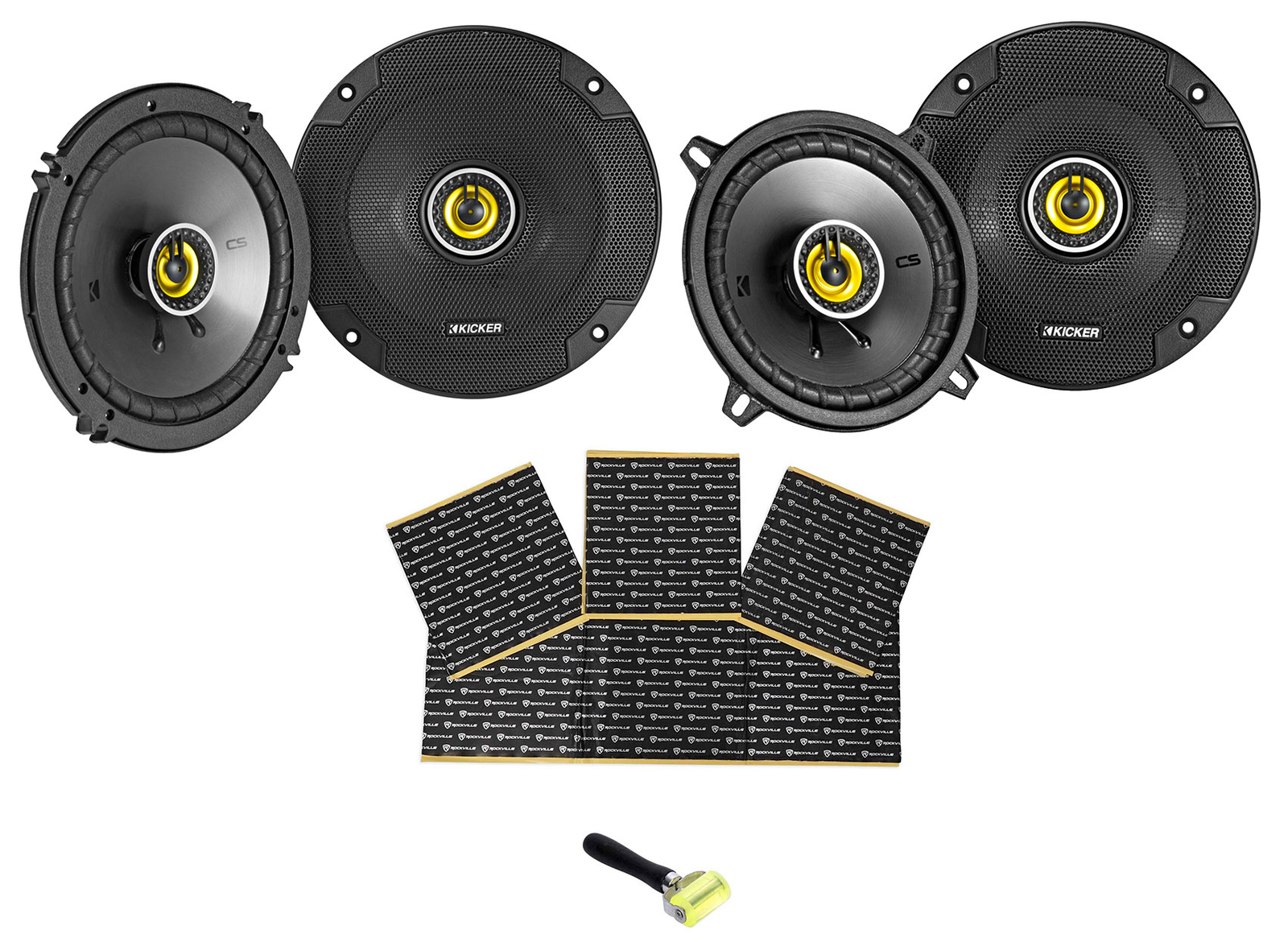 2 Kicker 46CSC654 652 Автомобильные аудиодинамики Kicker 46CSC54 CS5 525Rockmat